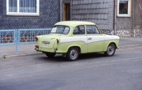 an East German trabi